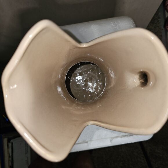 Royal Haeger Mid Century Modern Tall Ewer Vase Pitcher Ombre Drip Glaze Unique - Picture 6 of 14